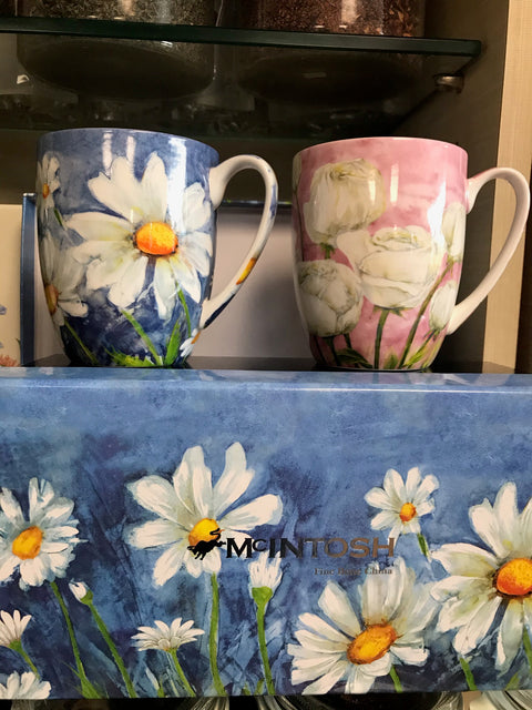 Sets of 2 - Fine Bone China Mugs - McIntosh Collection